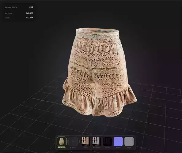 Boho Shorts PBR 4k