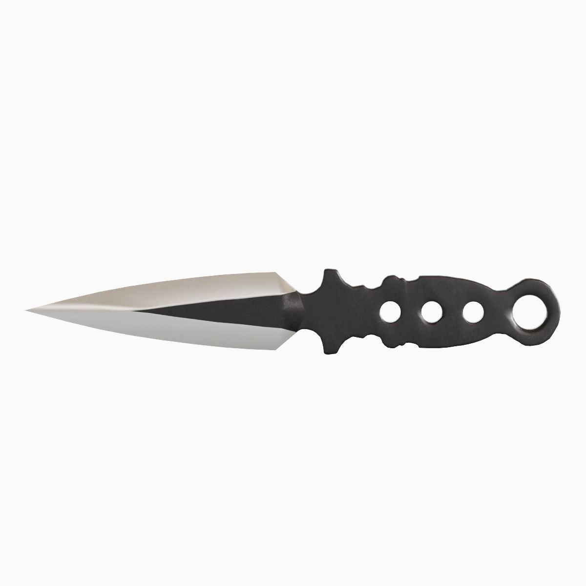 Throwing Knife 01 Low-poly 3D model_1