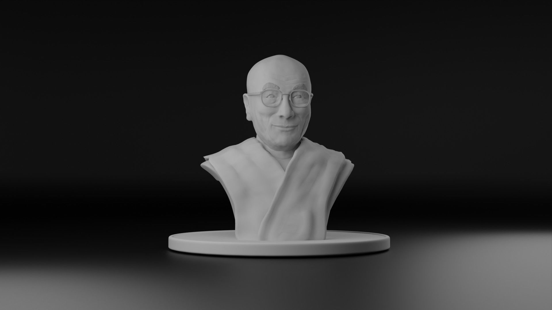 Dalai Lama 3D model_1