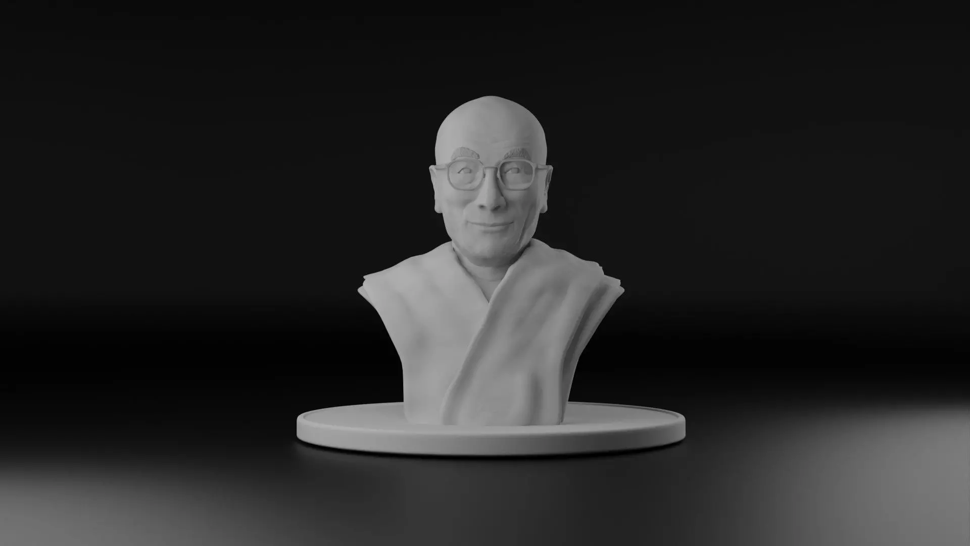 Dalai Lama 3D model_0