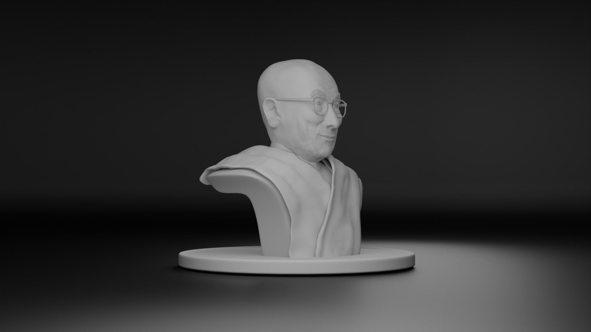 Dalai Lama 3D model_3