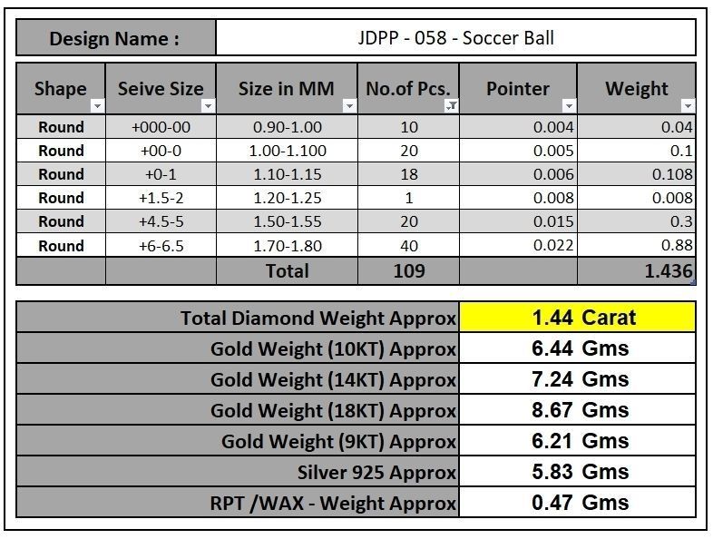 Custom Soccer Ball Diamond Pendant - Basketball Pendant Necklace 3D print model_17