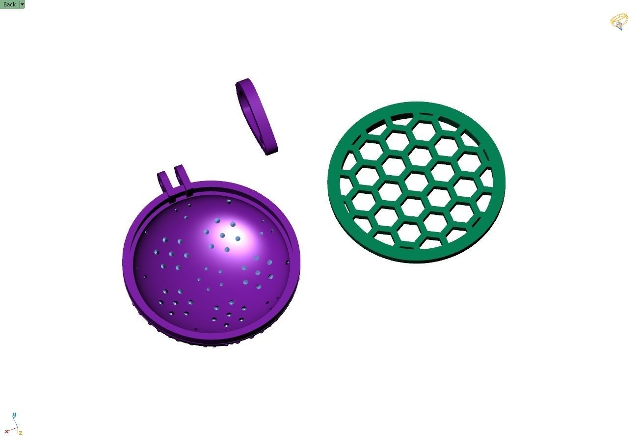 Custom Soccer Ball Diamond Pendant - Basketball Pendant Necklace 3D print model_11