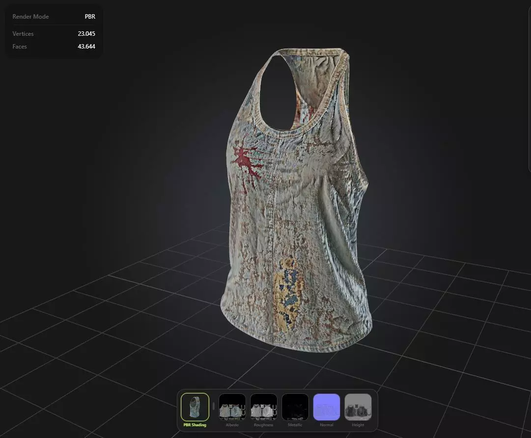 PostApocalyptic Top PBR 4k Low-poly 3D model_0