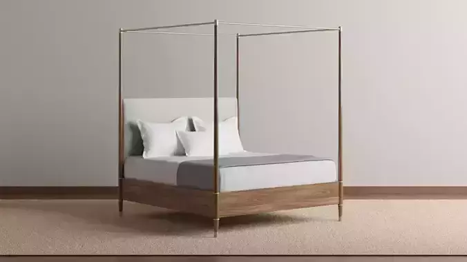 Wilson Four Poster Bed 3D model