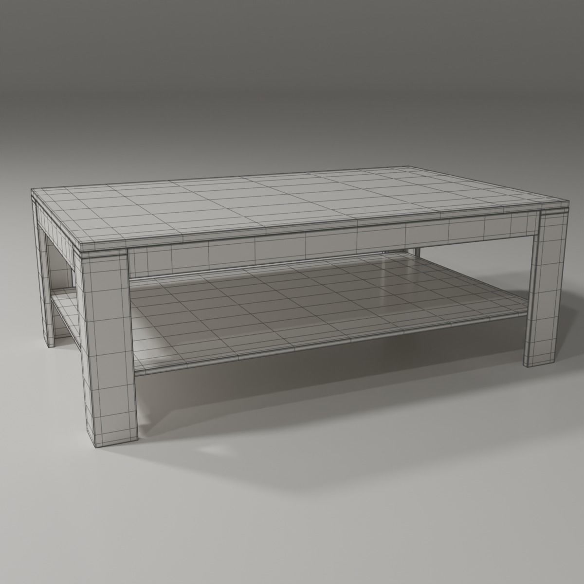 Coffee Table 3D model_2