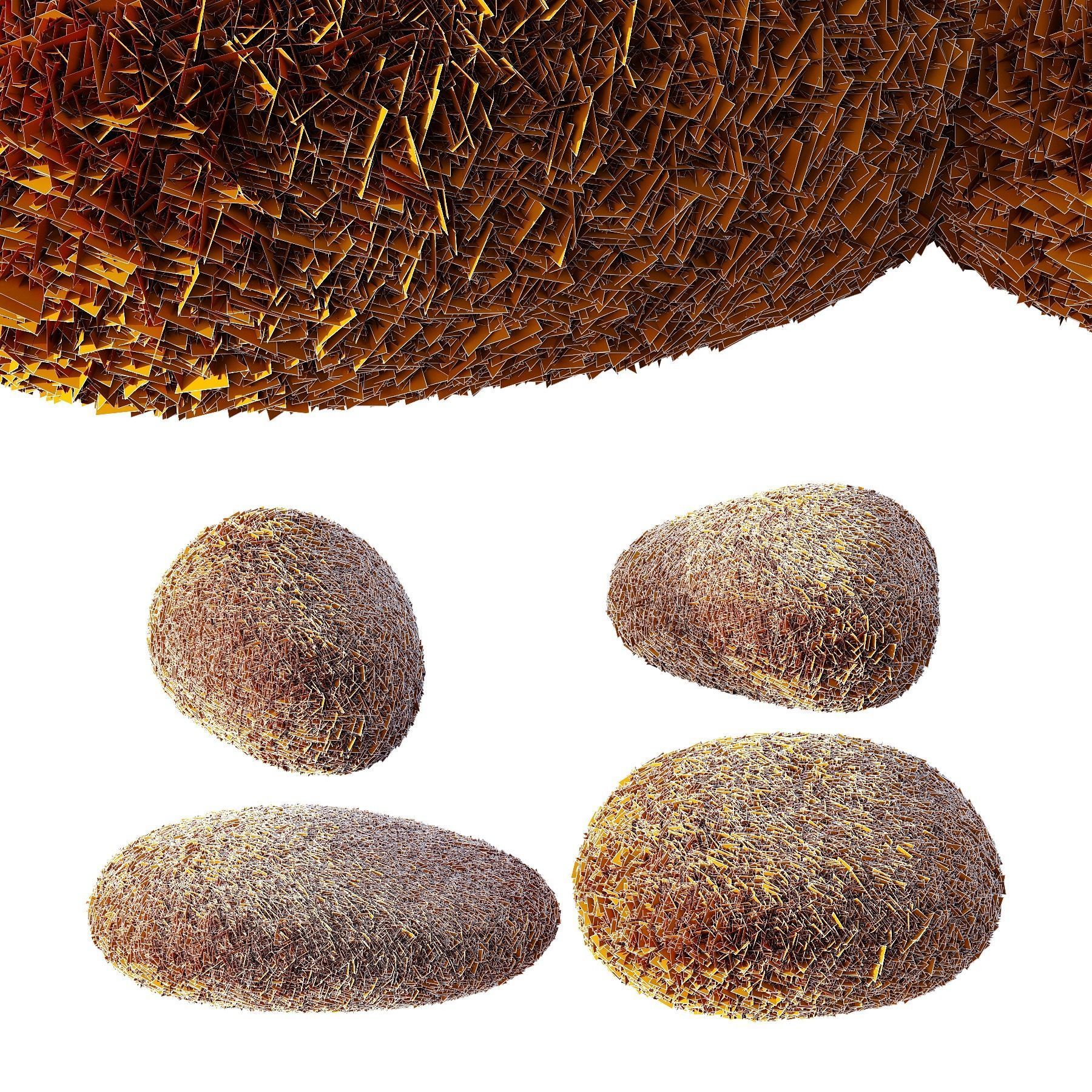 topiary plant 3D model_1