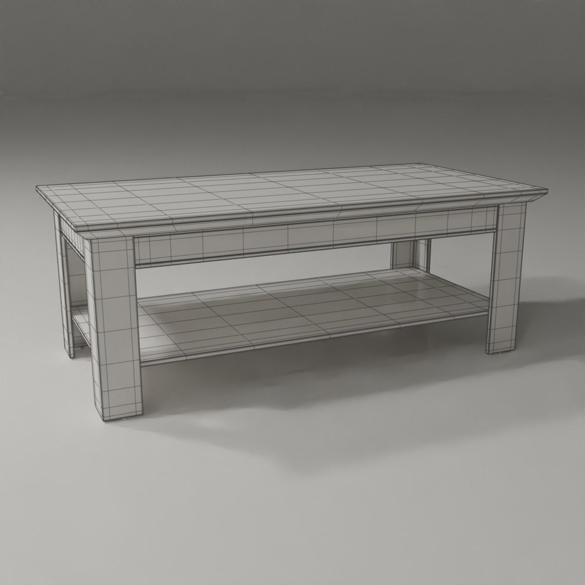 Coffee Table 3D model_2