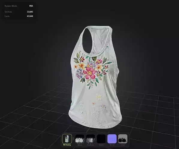 Flowers Top PBR 4k 