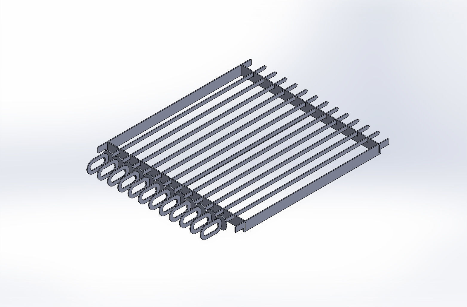 BBQ-Support for Skewers FOR MADE  3D model_9