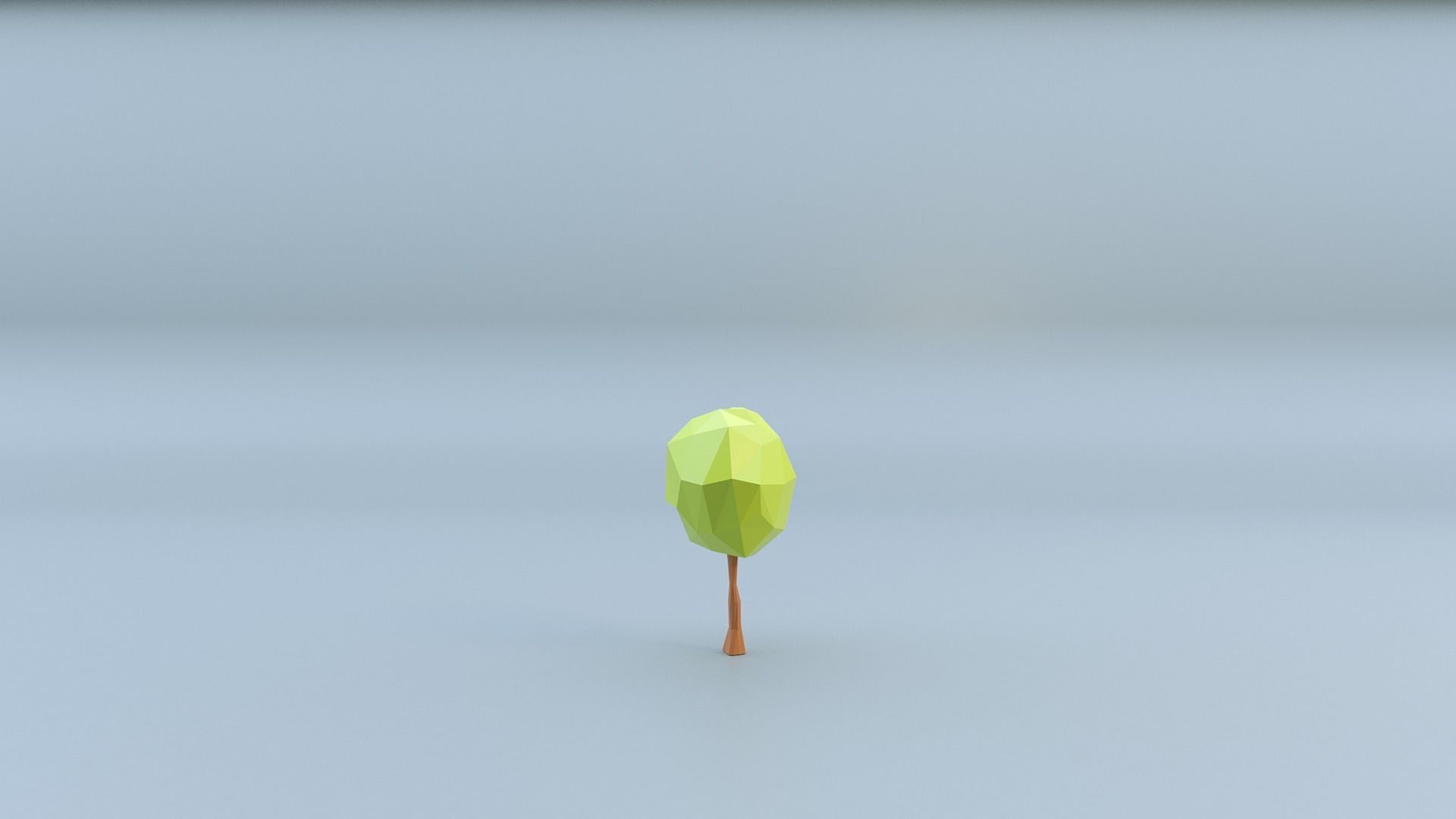 Low-poly 3D model Tree Set Low-poly 3D model_13