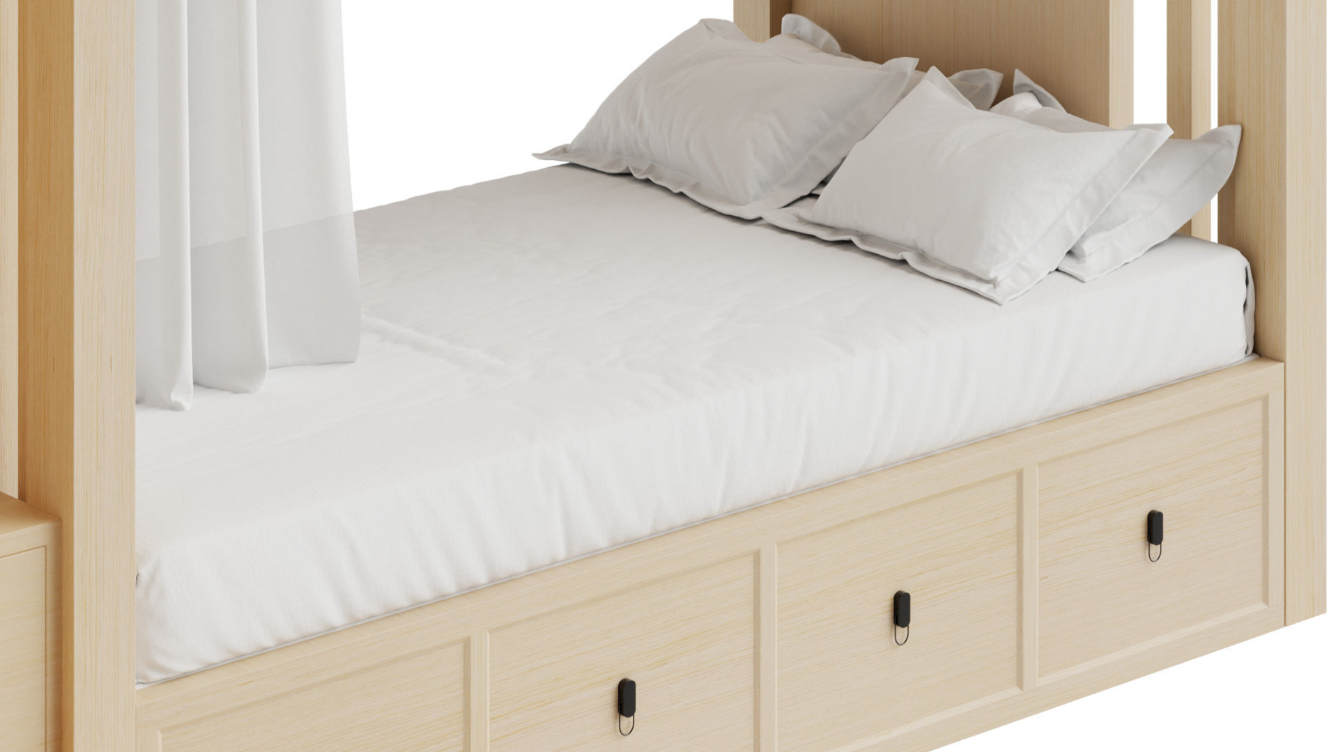 Yayoi Bunk Bed 3D model_2