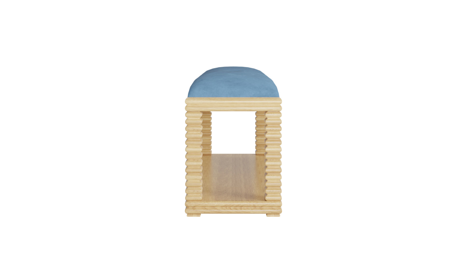 Belmont Dining Bench 3D model_3