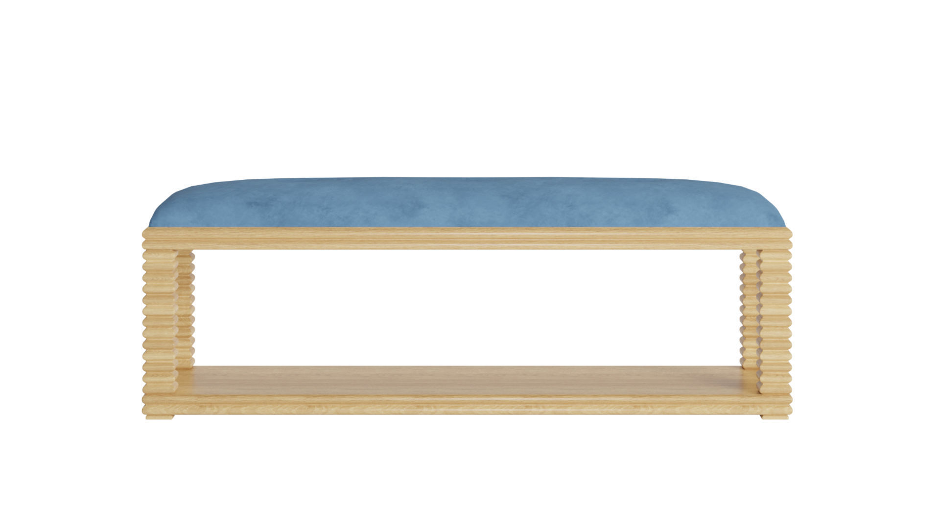 Belmont Dining Bench 3D model_1