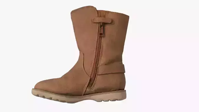 Khaki Brown Women Suede Ankle Boot Size 8