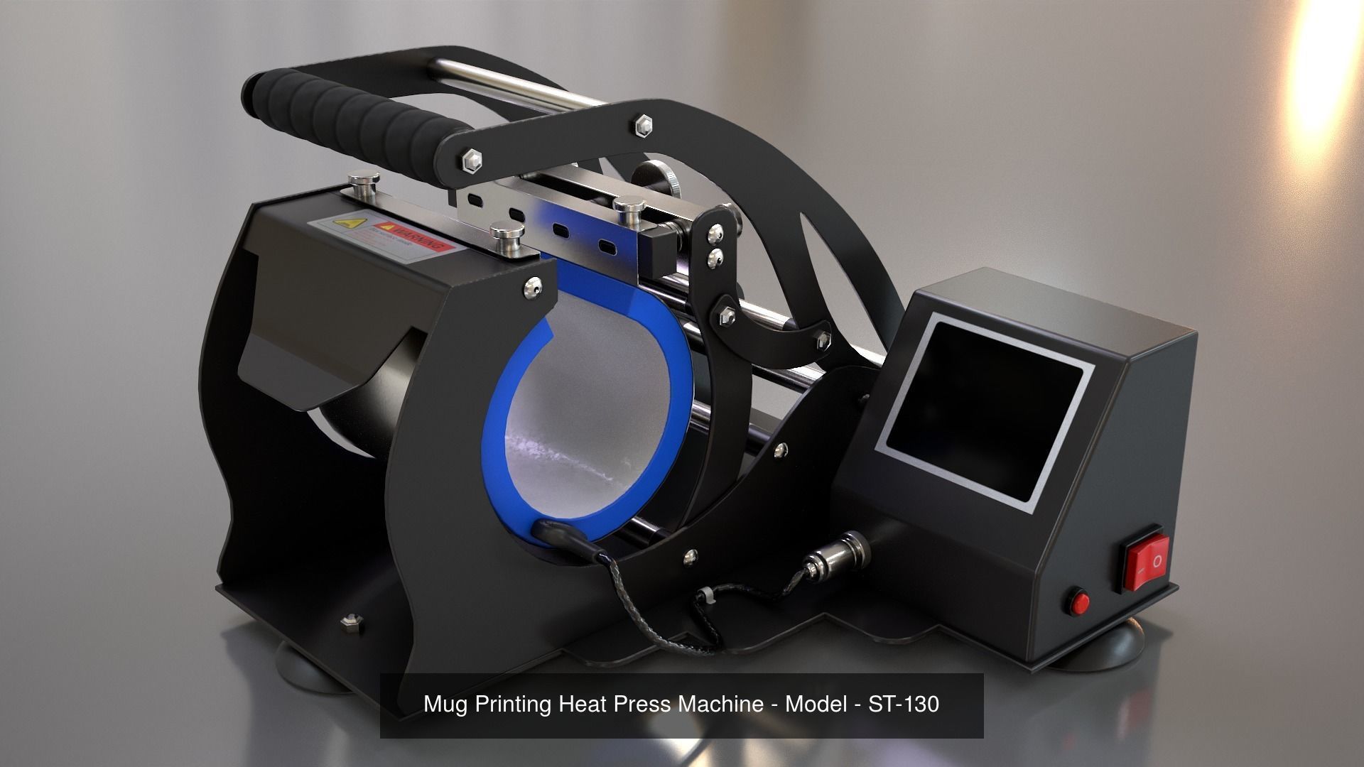 Sublimation Heat Press Machine Bundle 3D Model Collection_26