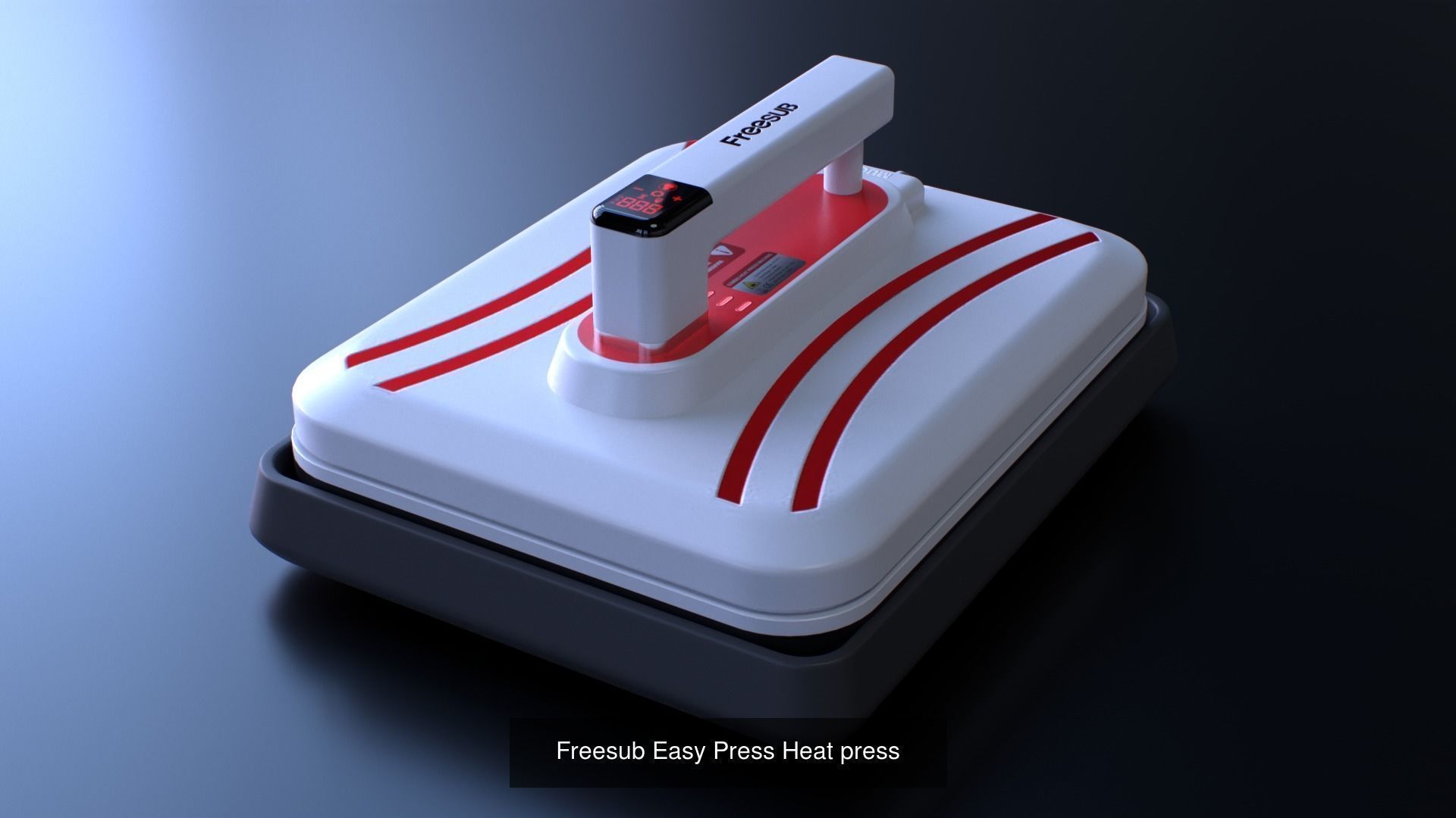 Sublimation Heat Press Machine Bundle 3D Model Collection_31