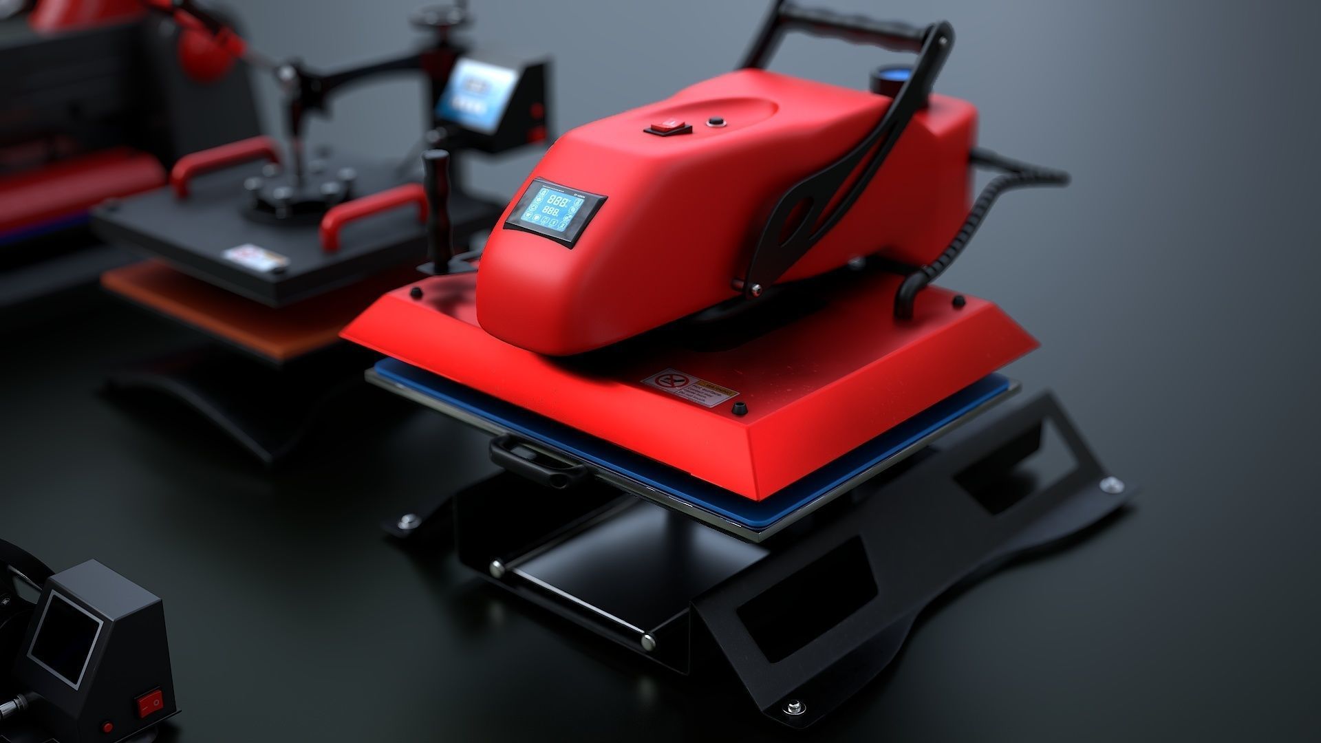 Sublimation Heat Press Machine Bundle 3D Model Collection_20