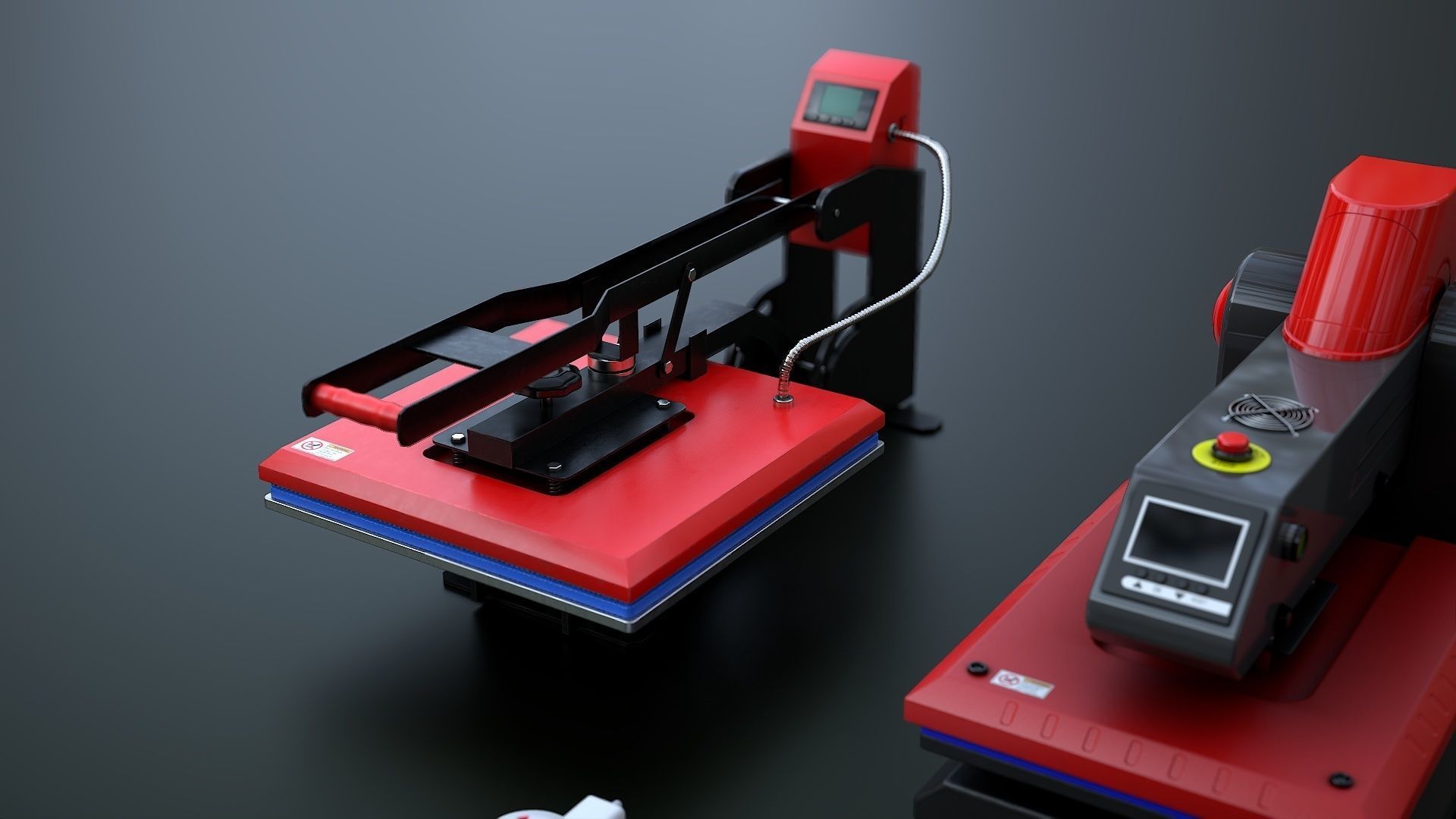 Sublimation Heat Press Machine Bundle 3D Model Collection_17