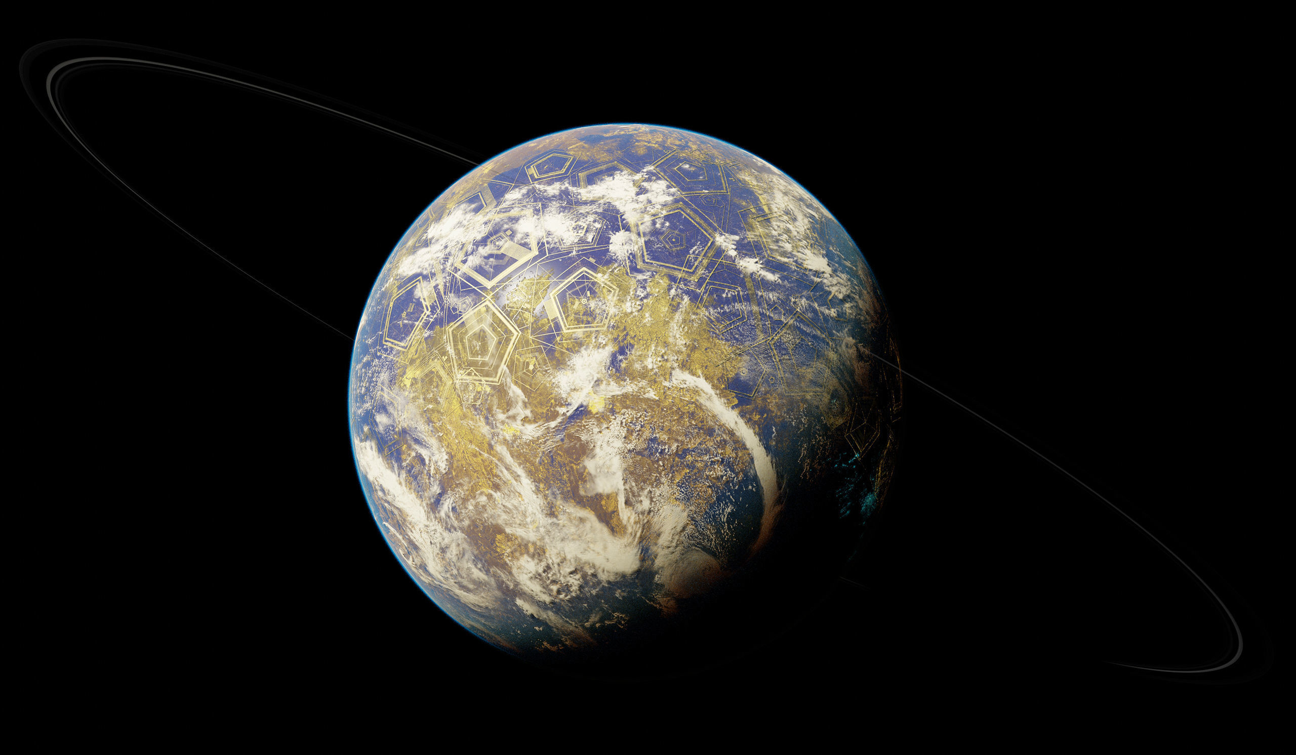 Planet Asgard 12K 3D model_9