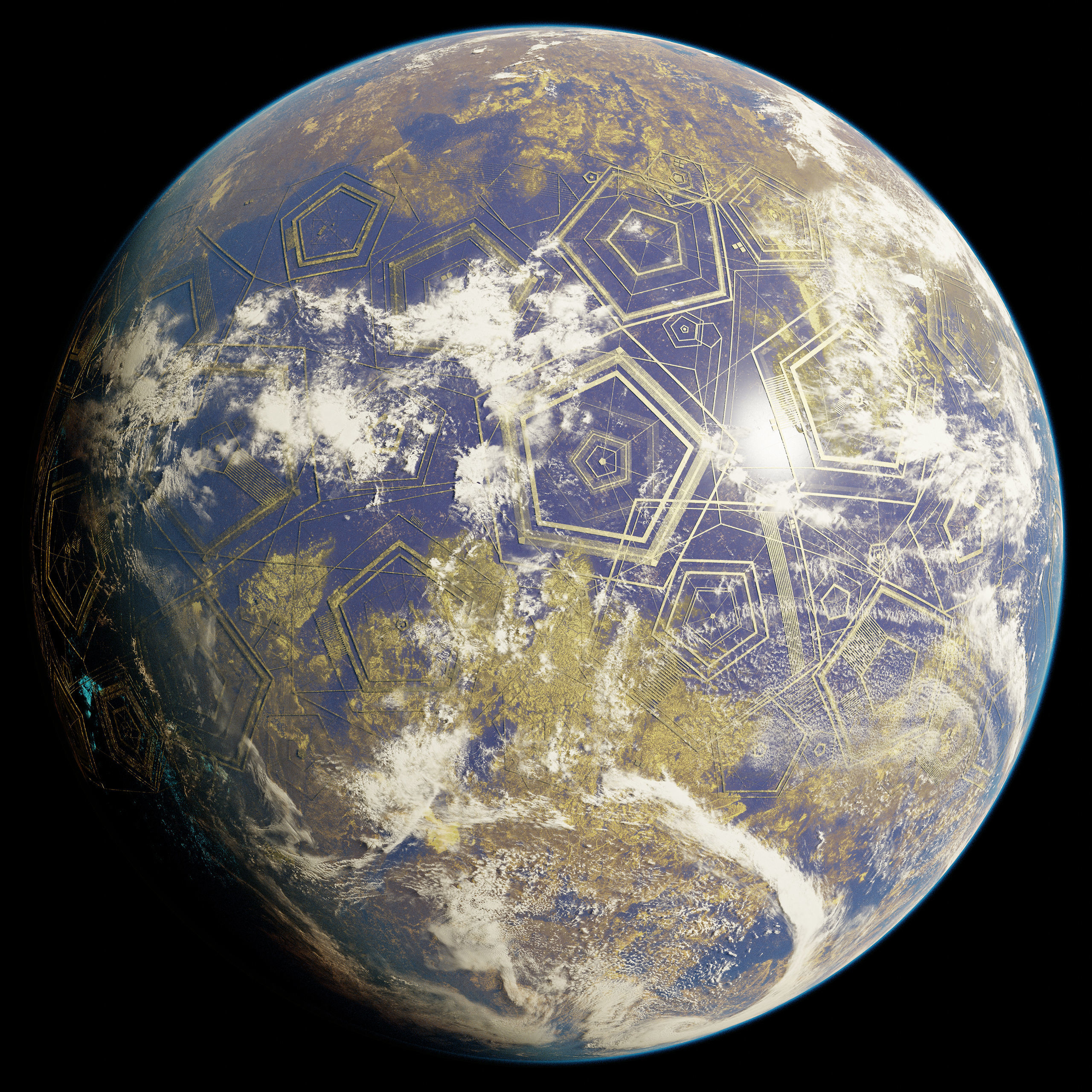 Planet Asgard 12K 3D model_8