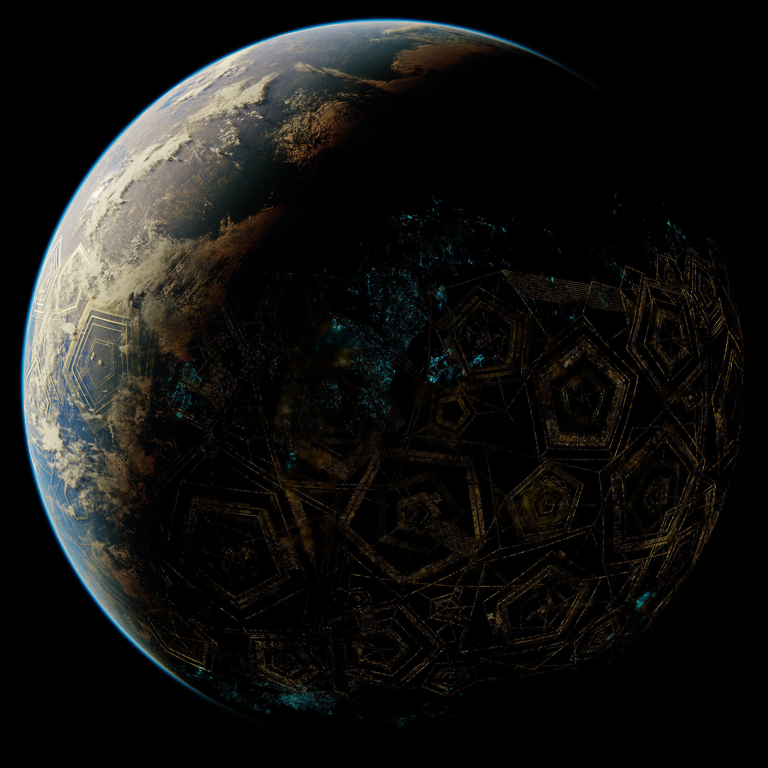 Planet Asgard 12K 3D model_3