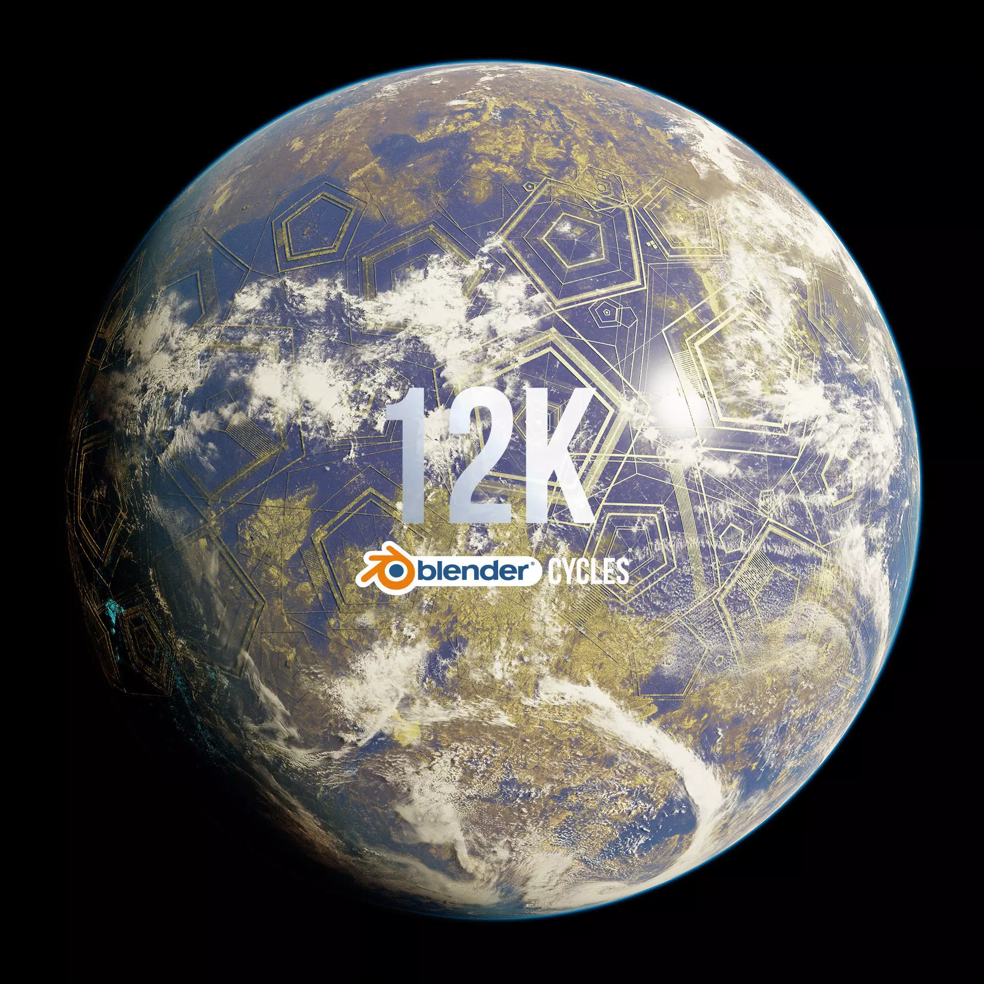 Planet Asgard 12K 3D model_0