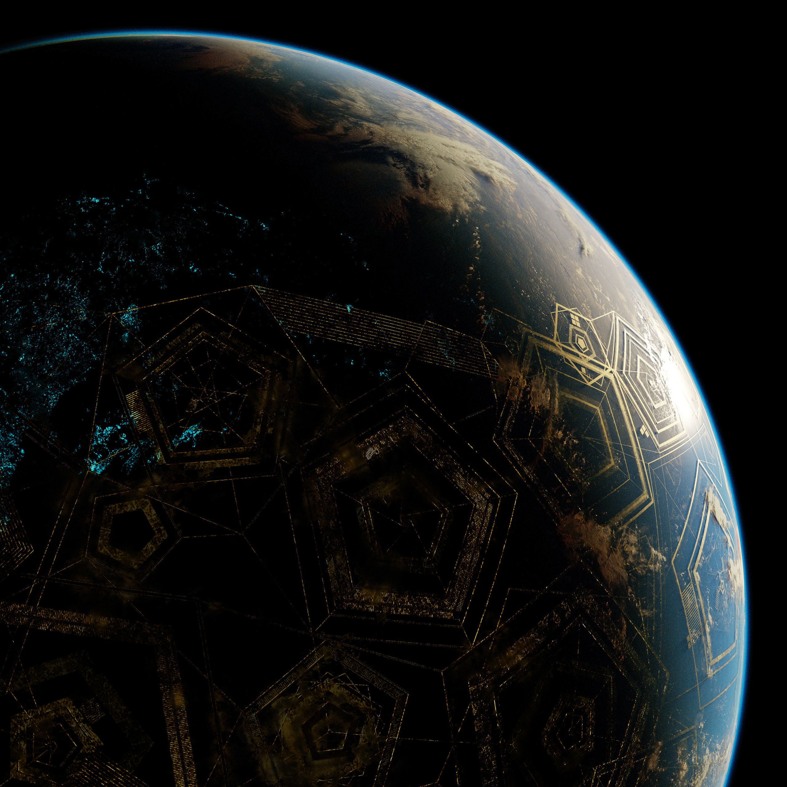 Planet Asgard 12K 3D model_6
