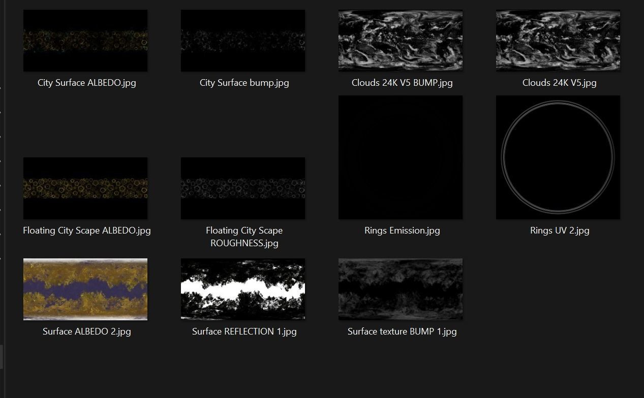 Planet Asgard 12K 3D model_10
