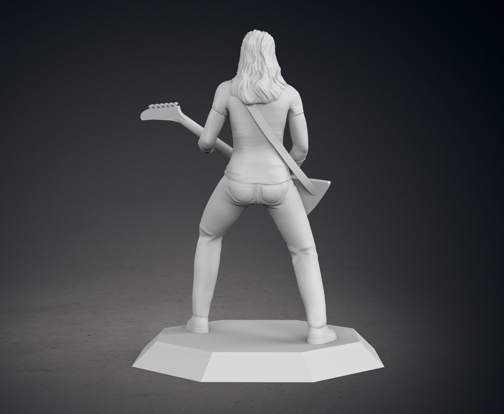 James Hetfield 3D print model_5