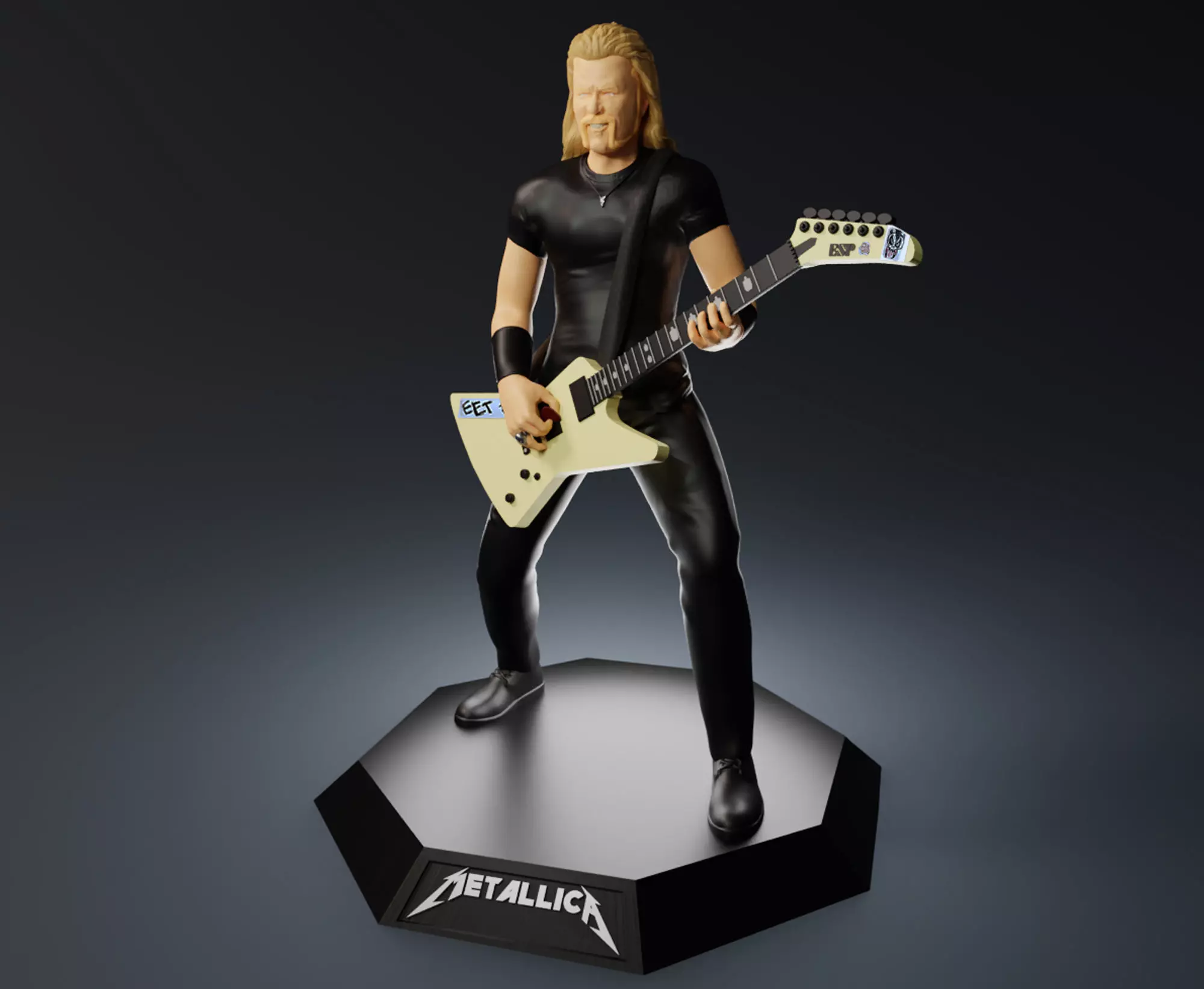 James Hetfield 3D print model_0