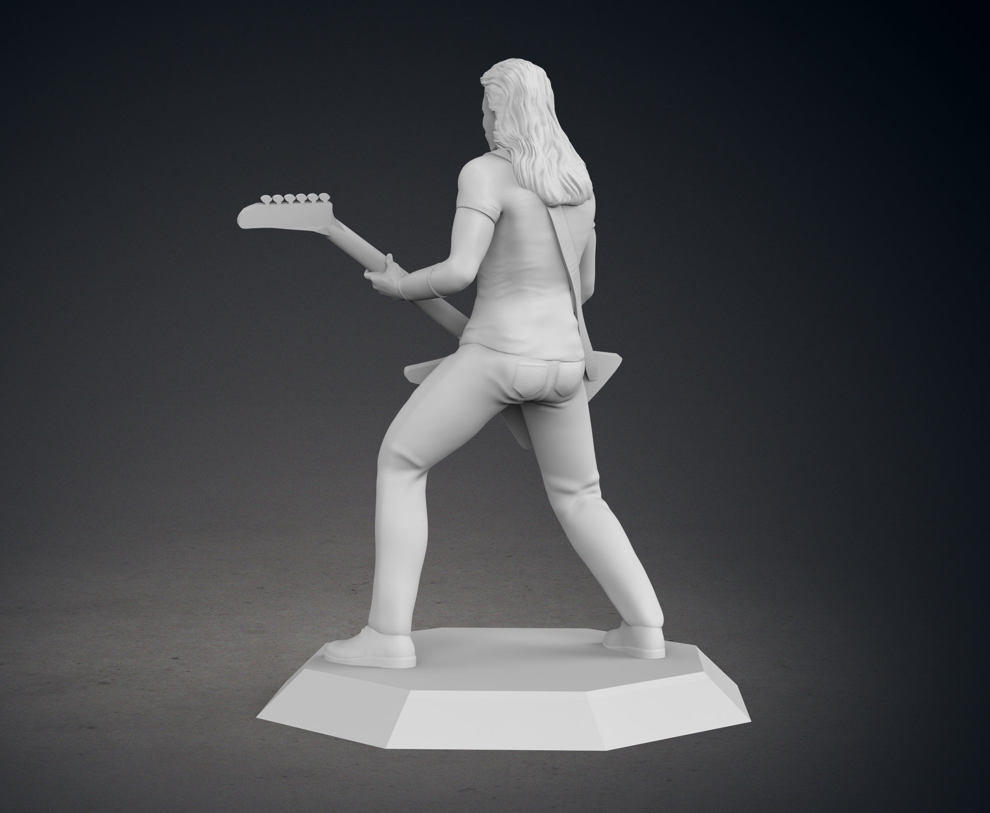James Hetfield 3D print model_4