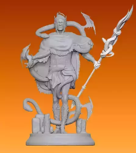 Elder Ring Messmer 3d for print 3D print model