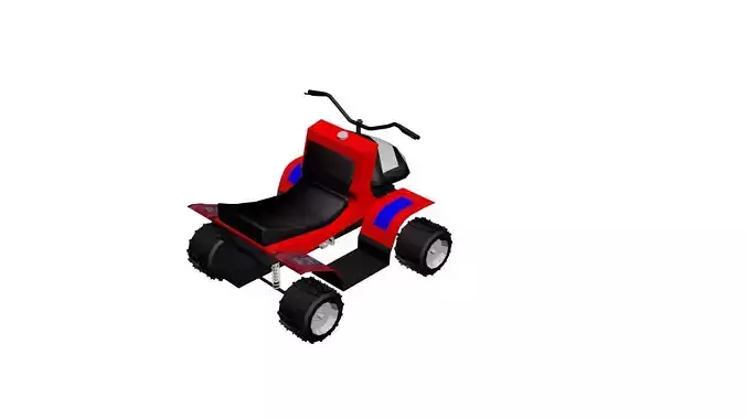 Toy Quadricycle 3D model