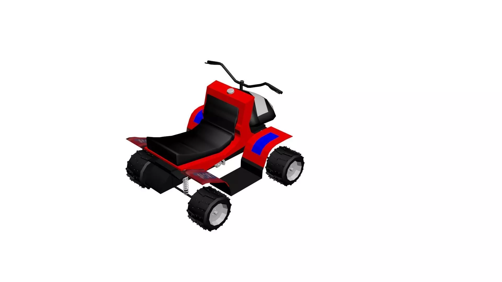 Toy Quadricycle 3D model_0
