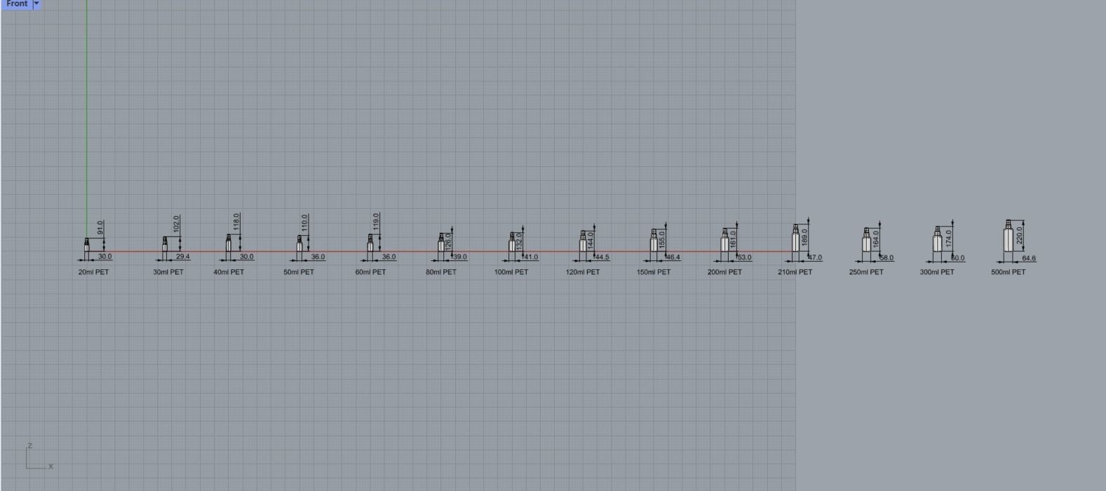 cosmetic spray containers total set 3D model_3