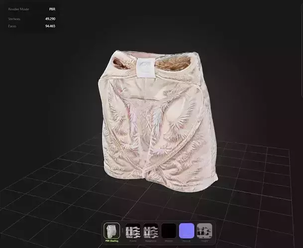 Fur Shorts PBR 4k