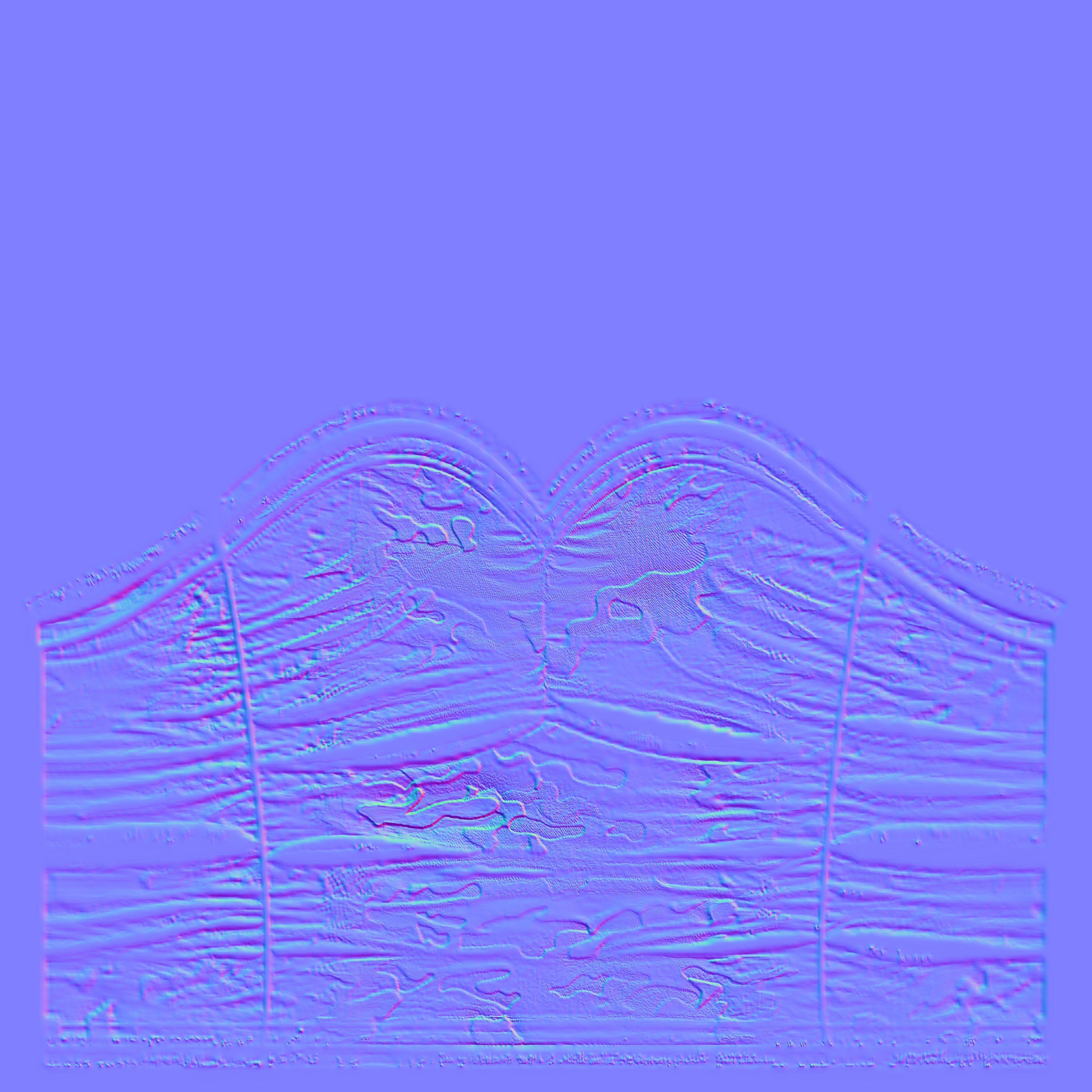 Camo Top PBR 4k Low-poly 3D model_4