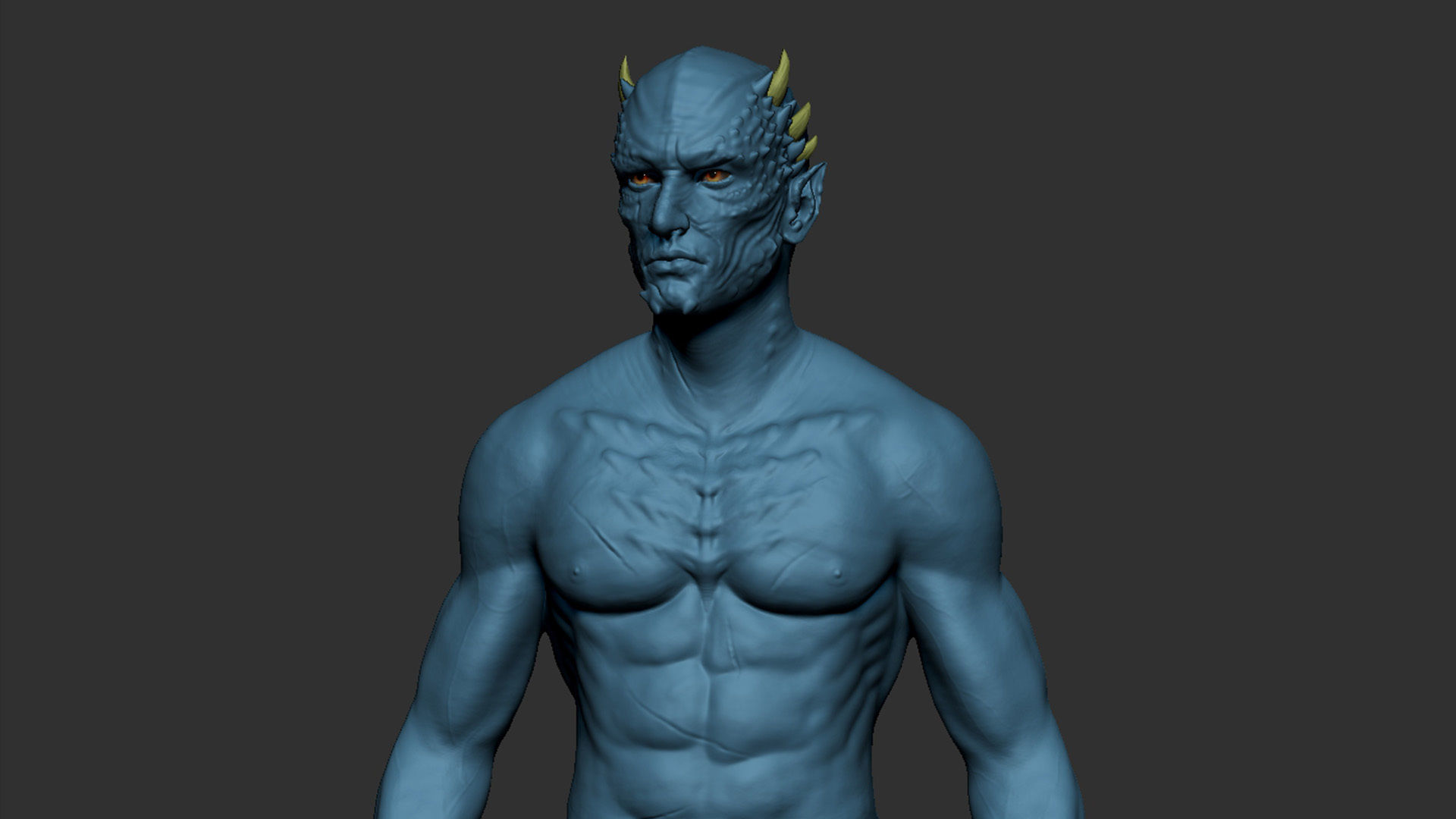 MaleBust 3D model_4