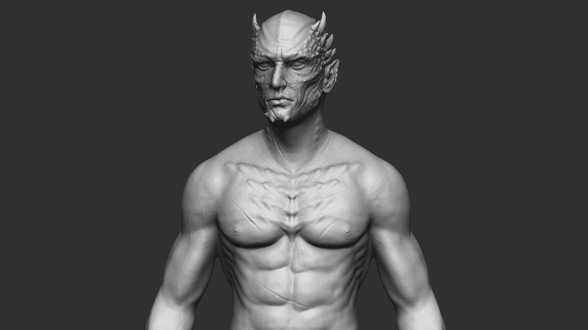 MaleBust 3D model_9