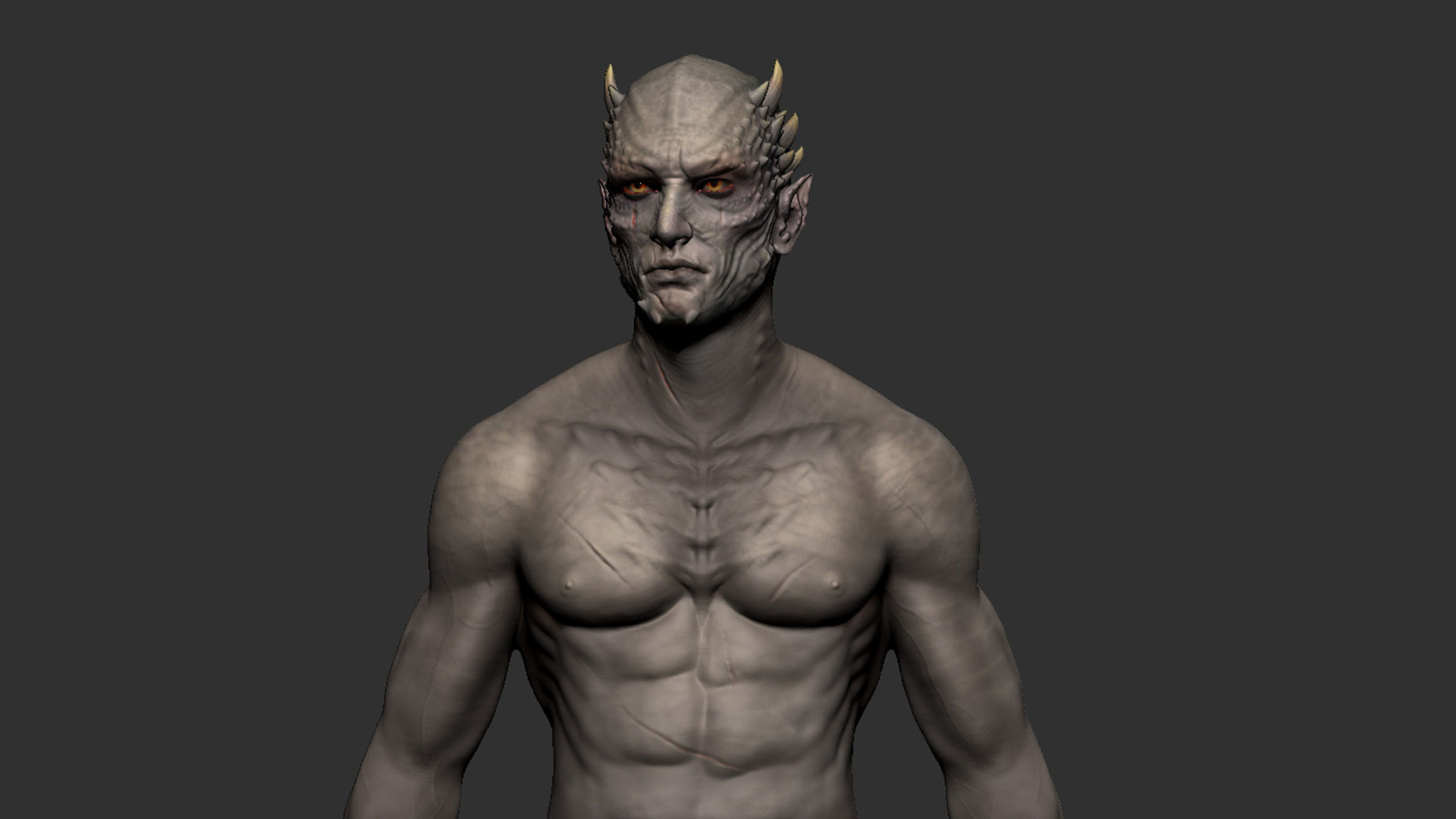 MaleBust 3D model_10