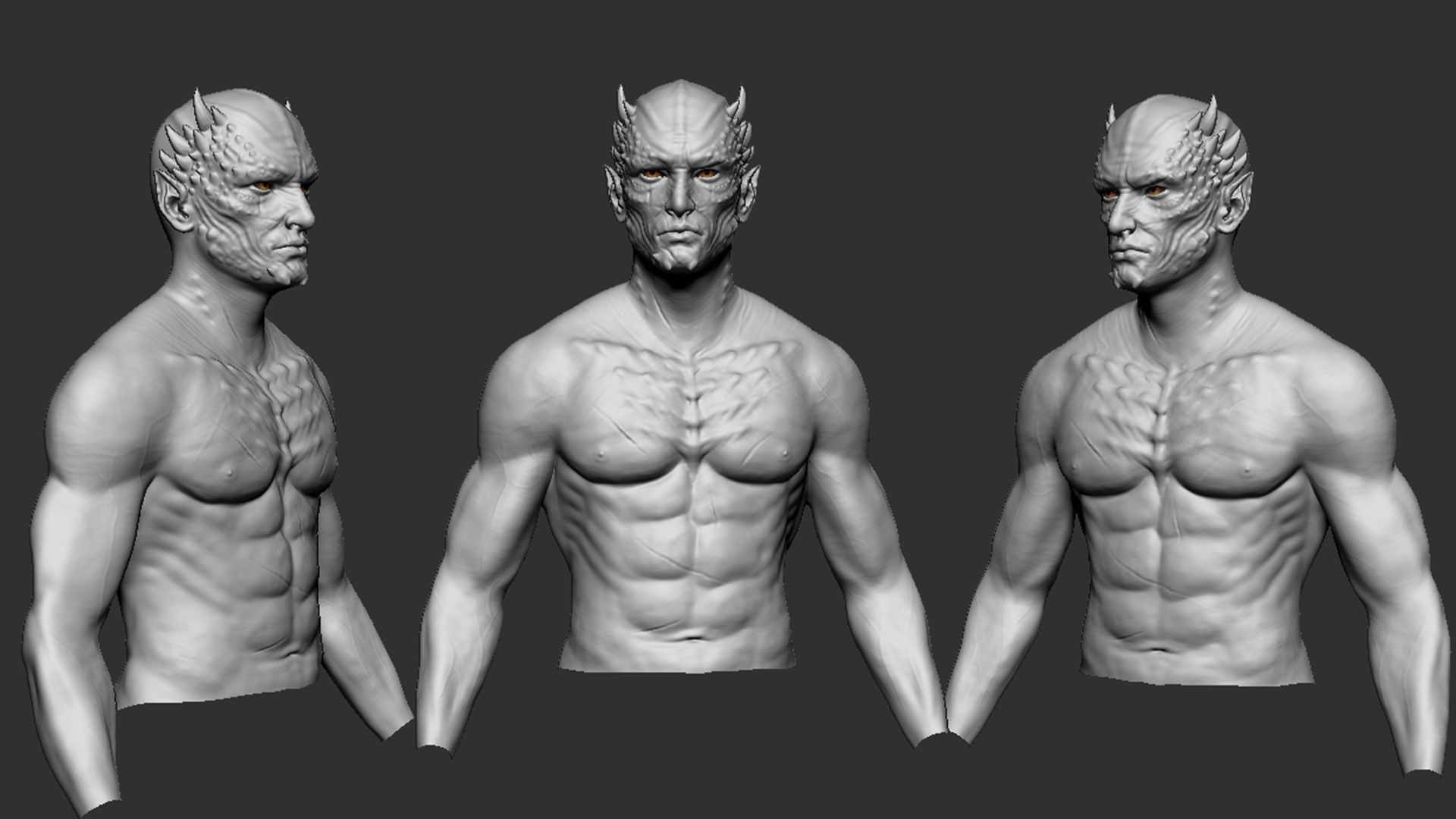 MaleBust 3D model_5