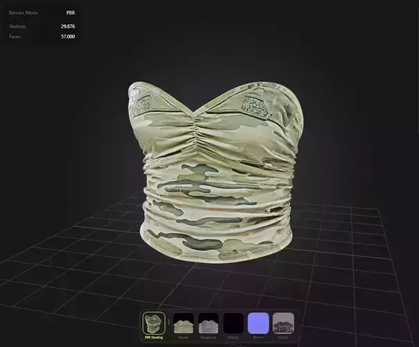 Camo Top PBR 4k
