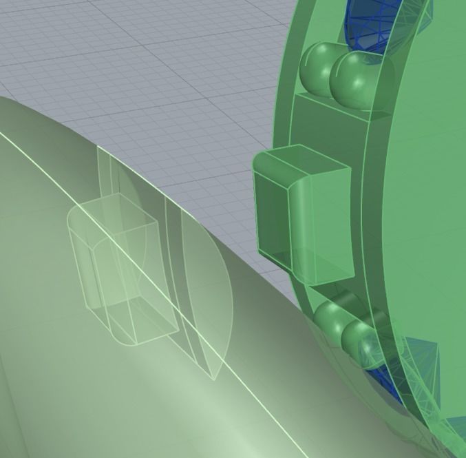 Bracelets JUSTE UN CLOU  New lock Mechanizme R15 3D print model_8