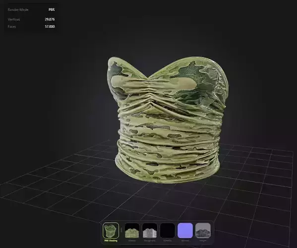 Camo Top PBR 4k