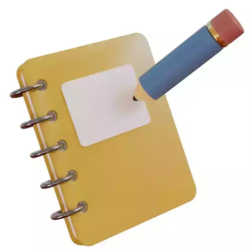 Notebook and Pencil