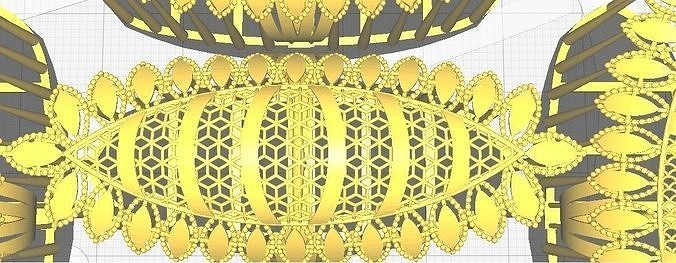 22 sizes 50 pcs rings 3D print model