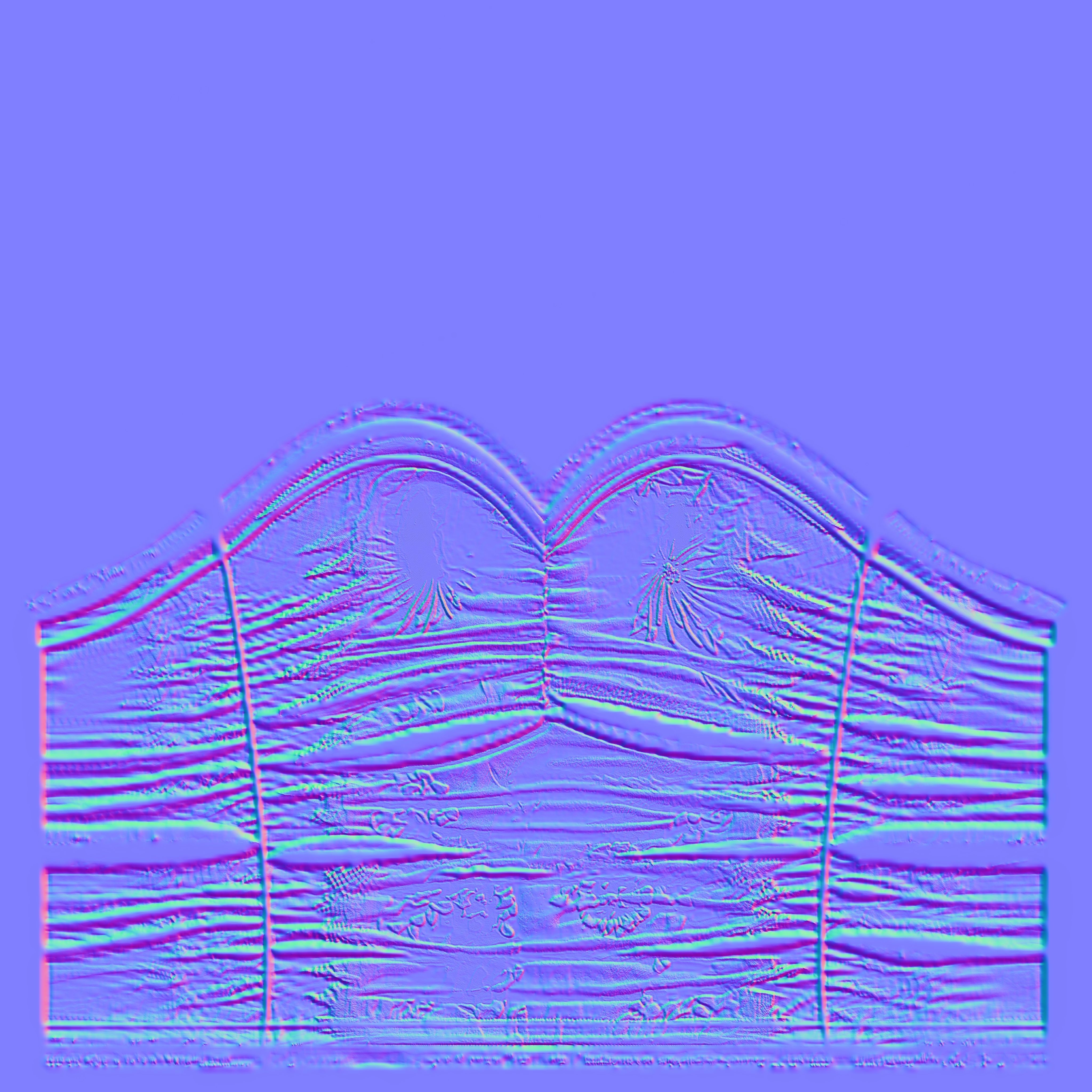 Camo Top PBR 4k Low-poly 3D model_4