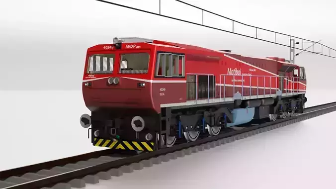 WDP 4D in DLS Alambagh new livery named MotiBai 3D model