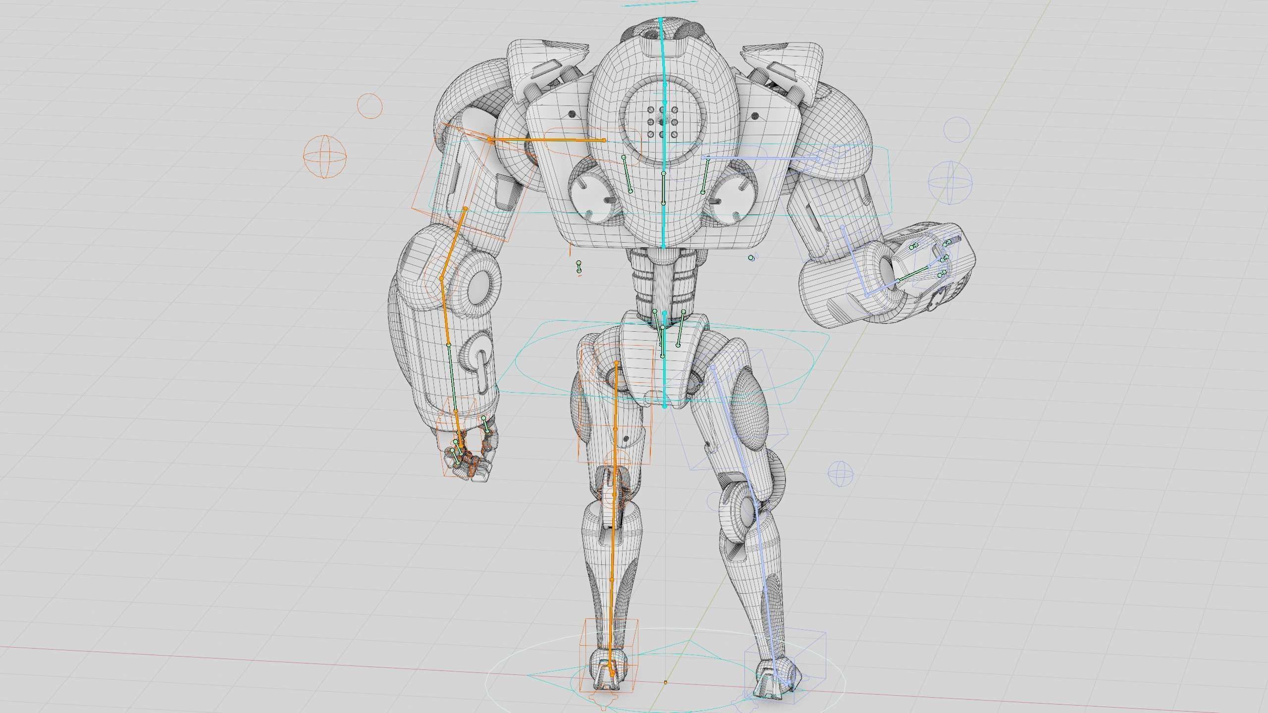 BATTLE DROID OSTRADAM  Rigged for Unreal Engine - Unity - MIXAMO 3D model_41